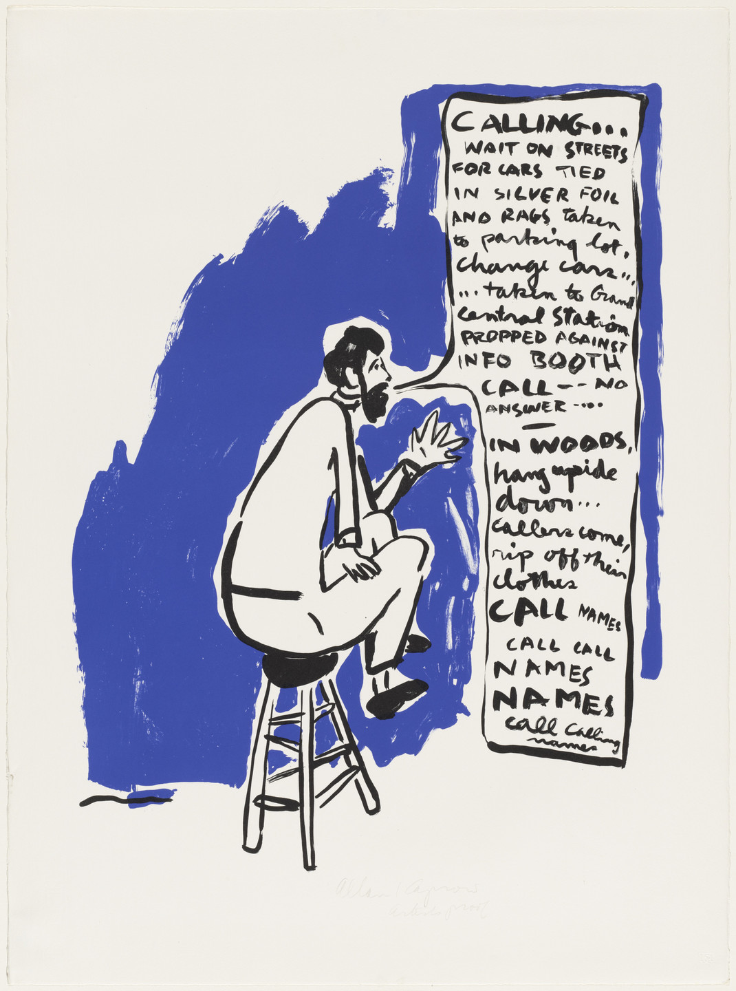 Allan Kaprow. Untitled (Calling). (1965)