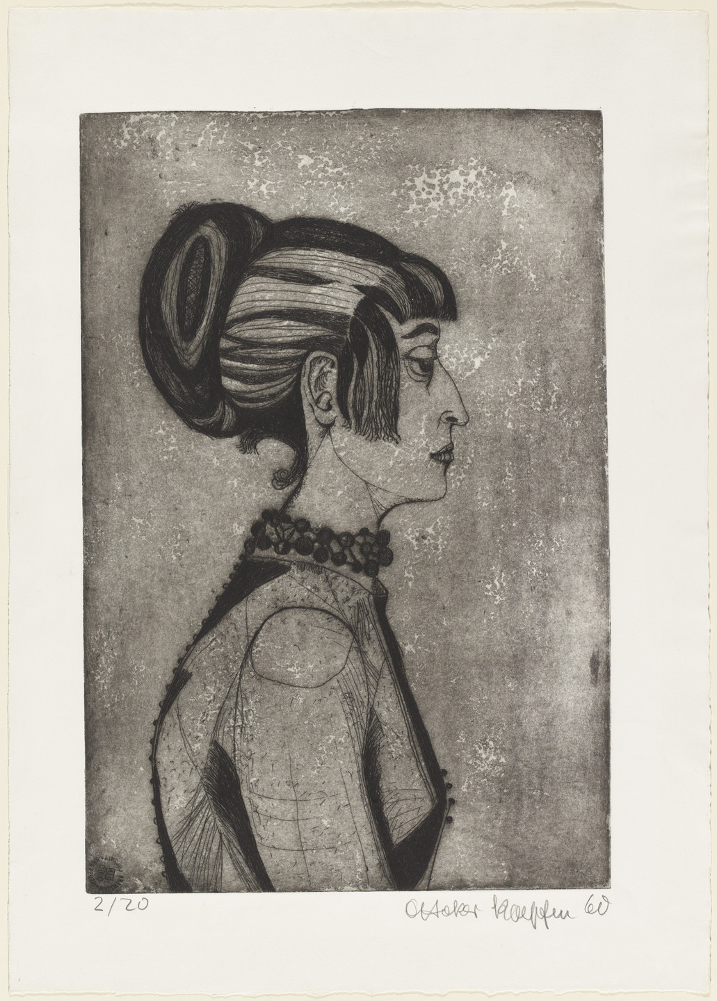 Ottokar Koeppen. Portrait. 1960