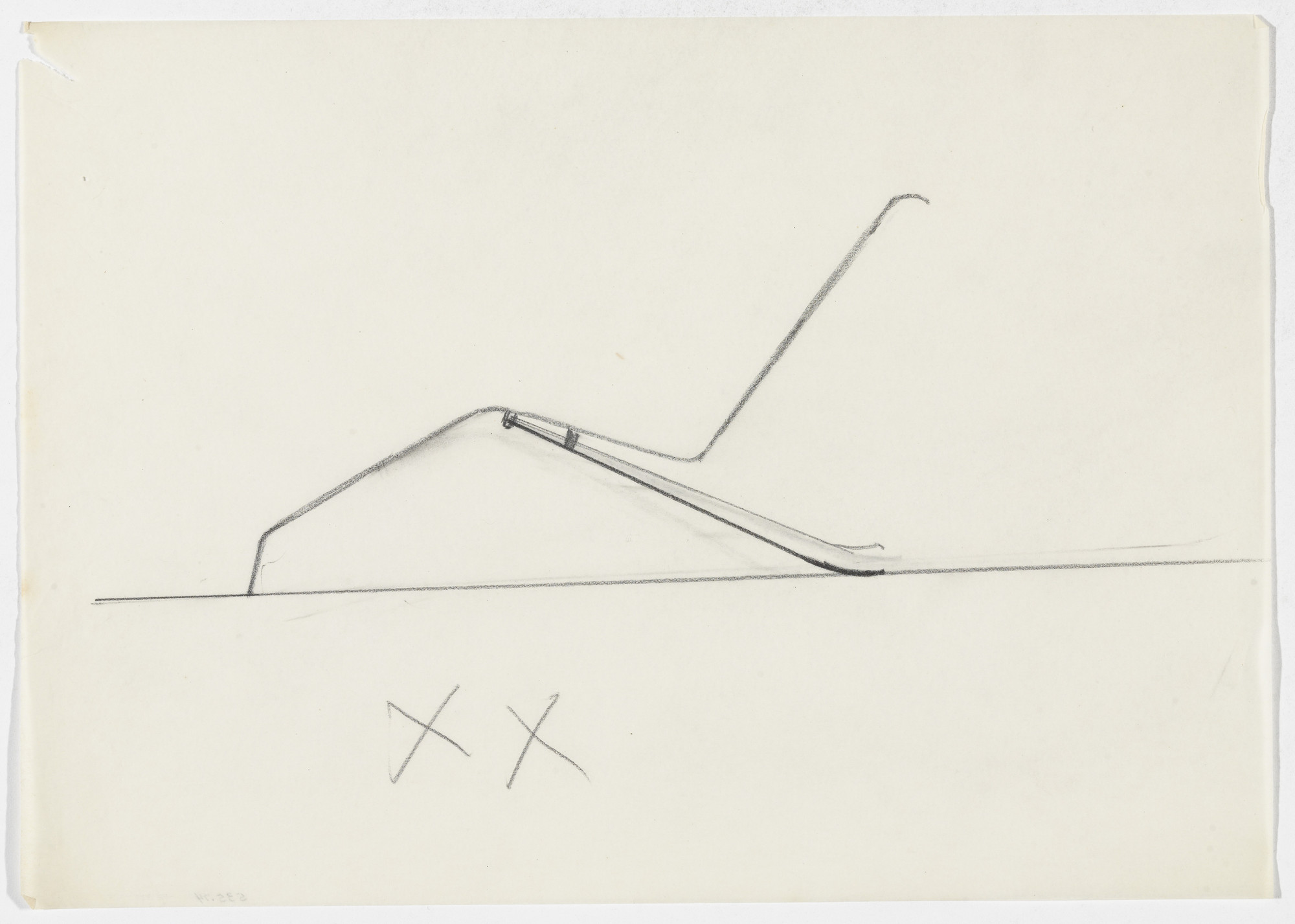 Ludwig Mies van der Rohe. Reclining Chair without Arms