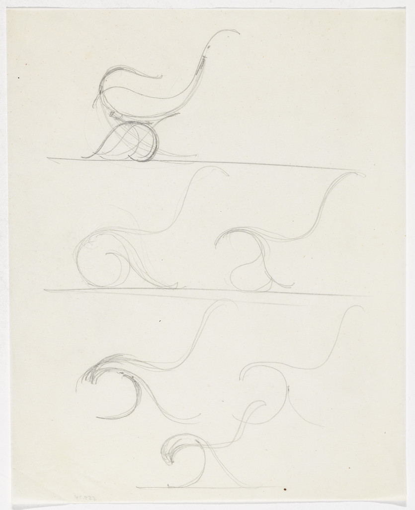 Chair without Arms (Six elevation sketches)