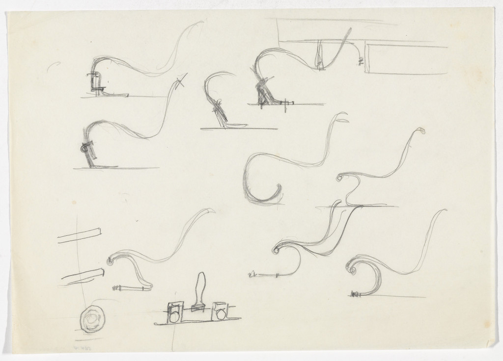 Lounge and Reclining Chairs without Arms (Elevation sketches)