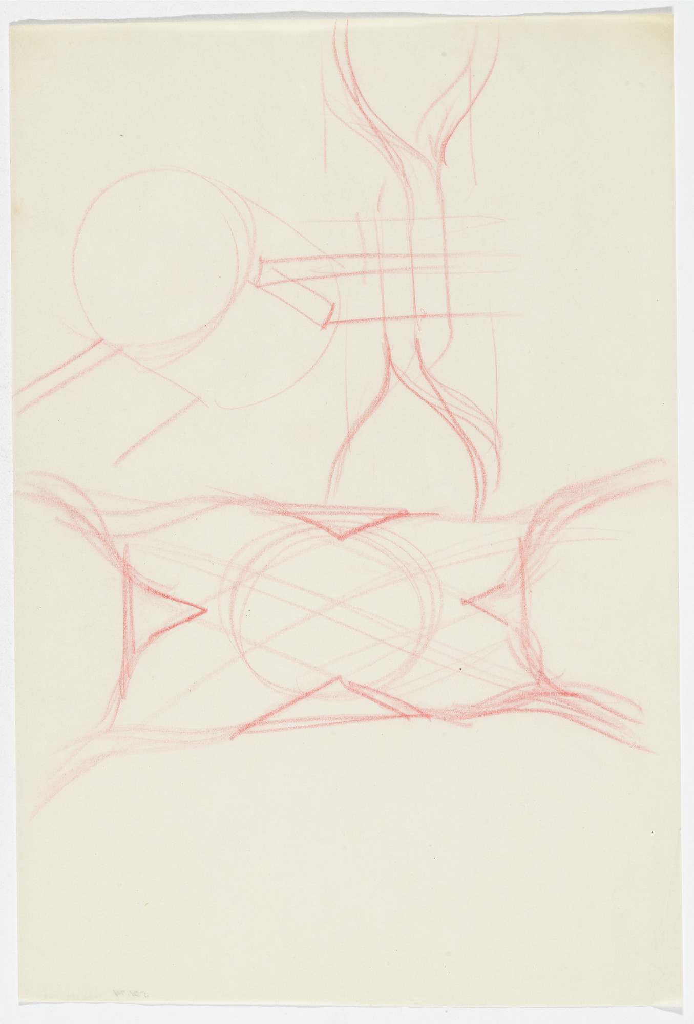 Ludwig Mies van der Rohe. Unidentified Sketch