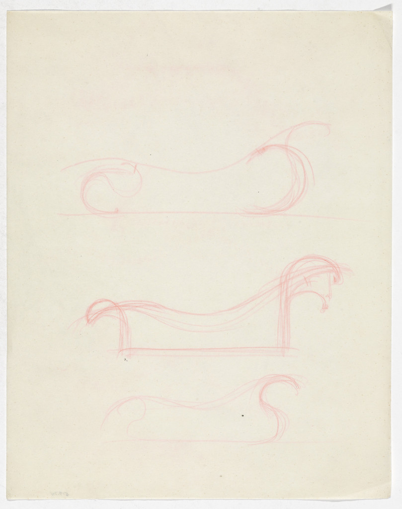 Couch (Three elevation sketches)