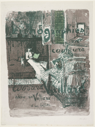 Édouard Vuillard. Album cover (Couverture de l'album) from