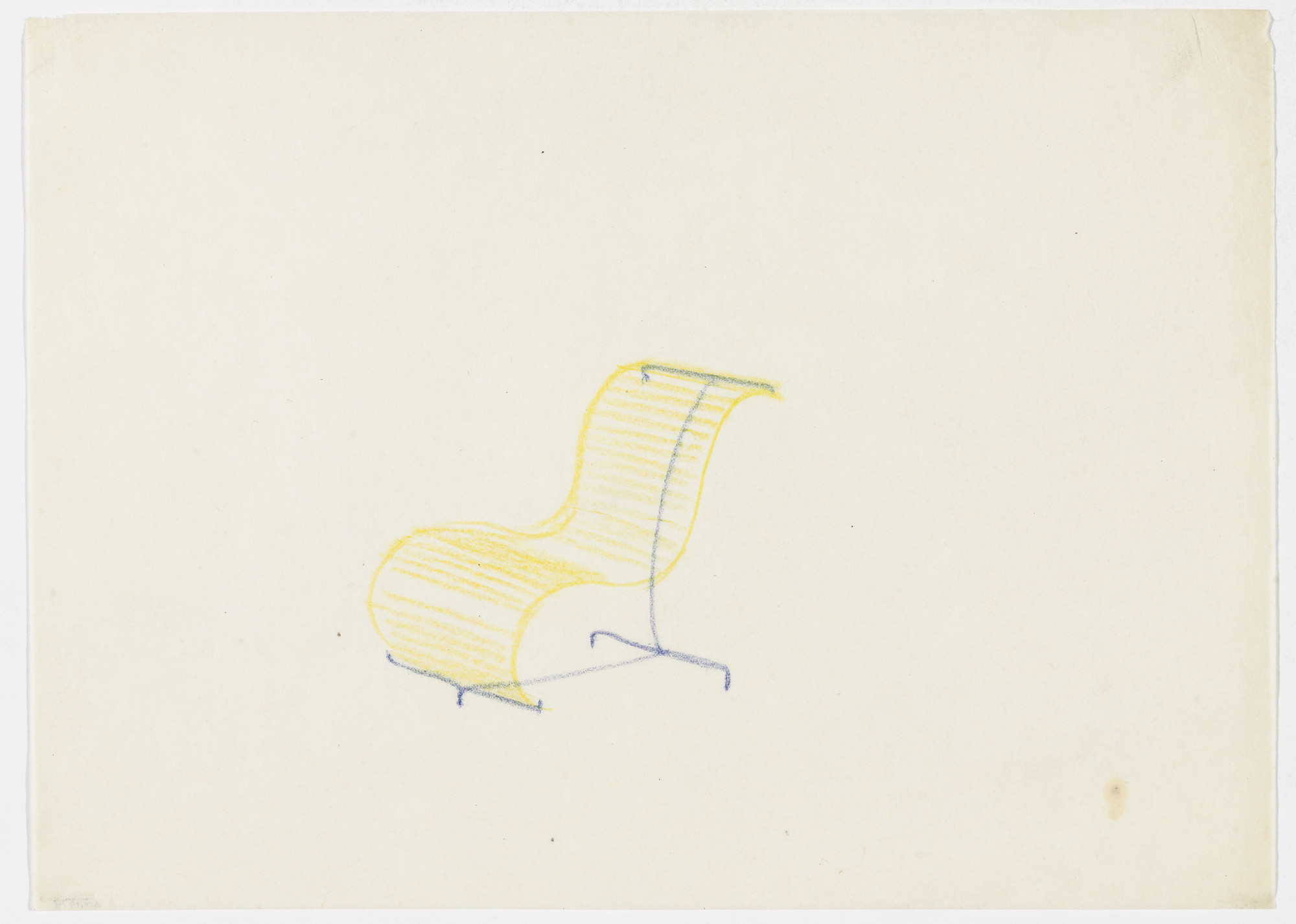 Ludwig Mies van der Rohe. Lounge Chair without Arms