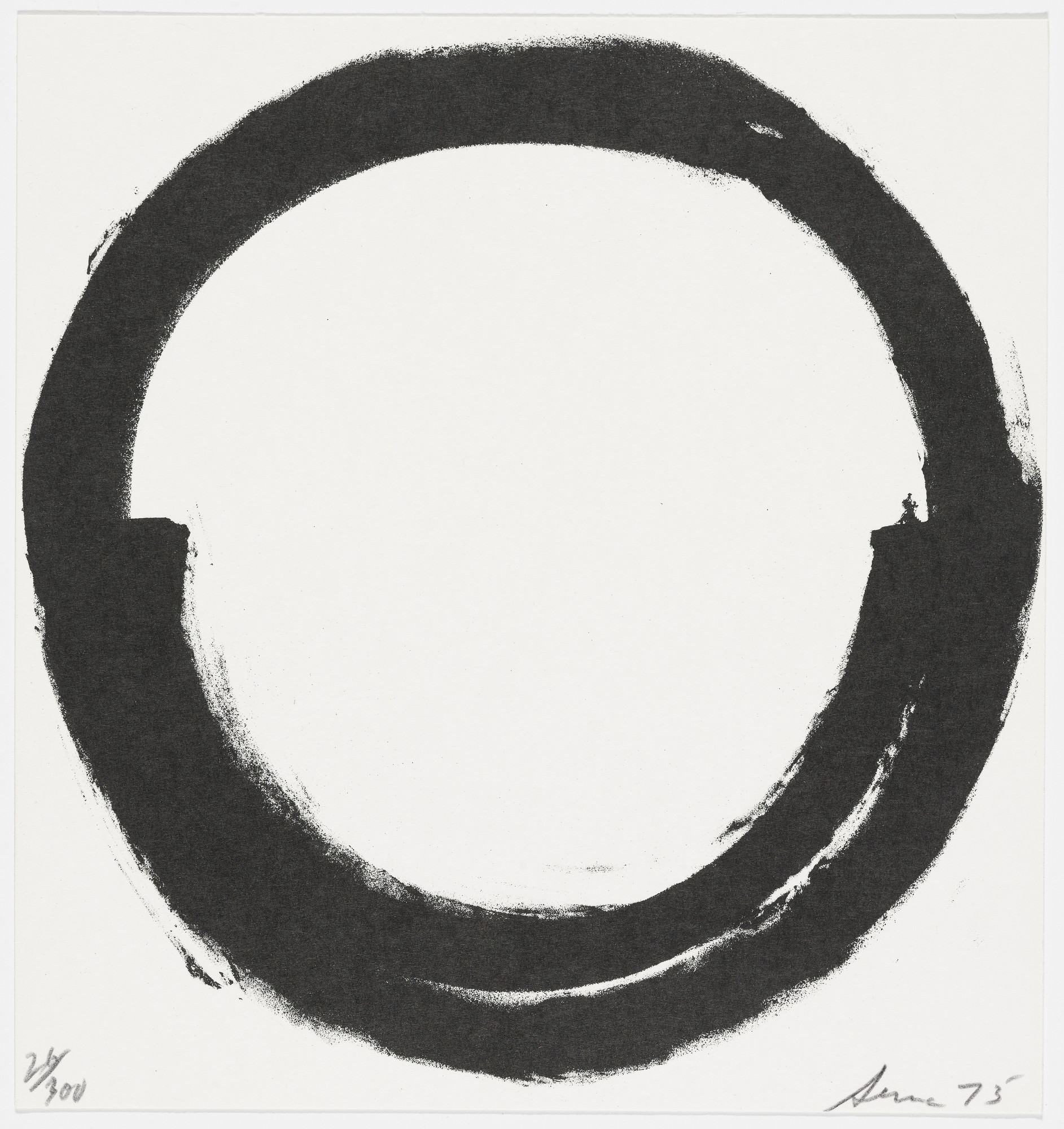 Richard Serra. Untitled from The New York Collection for Stockholm