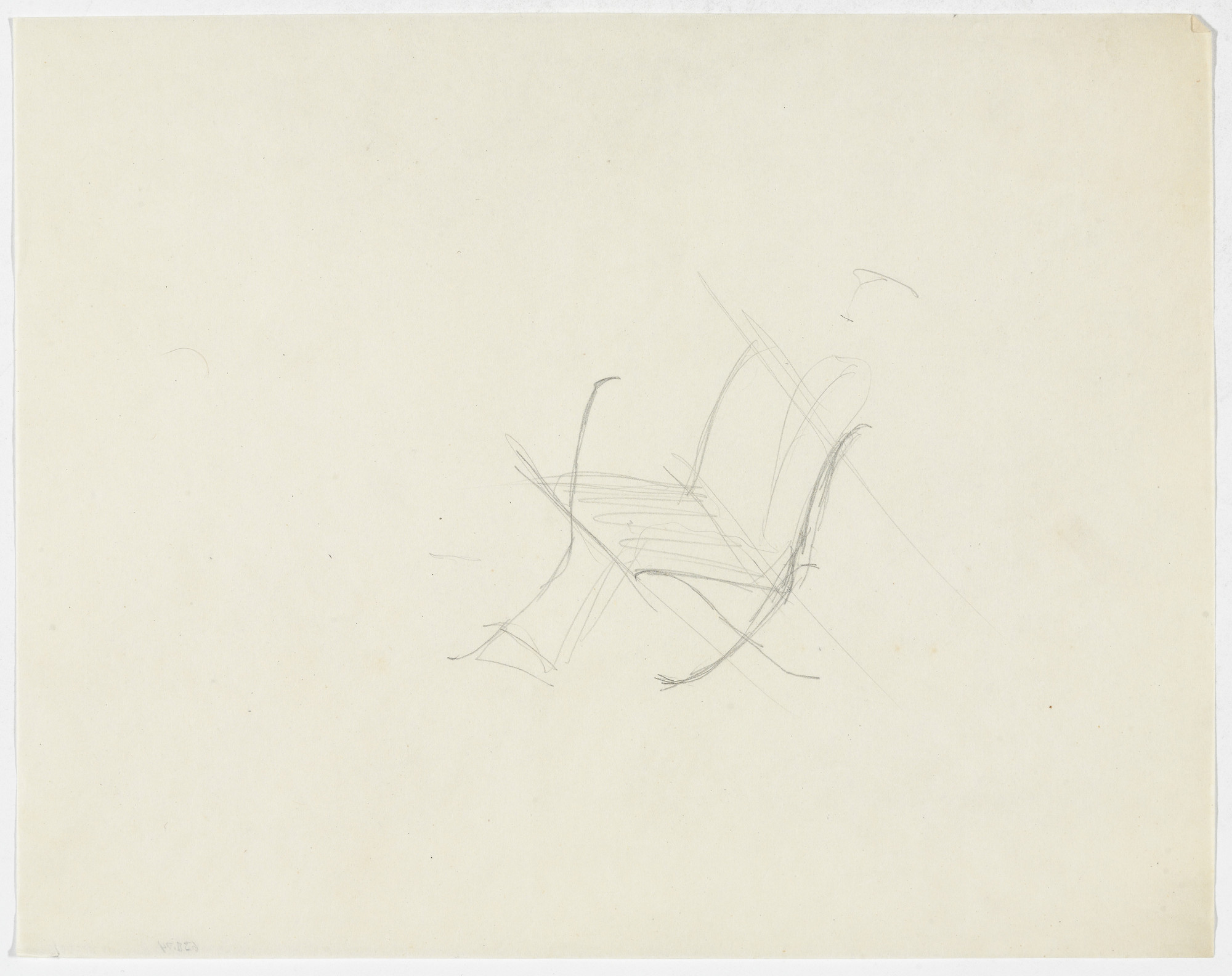 Mies van der Rohe. (Perspective sketch). c.1929 MoMA