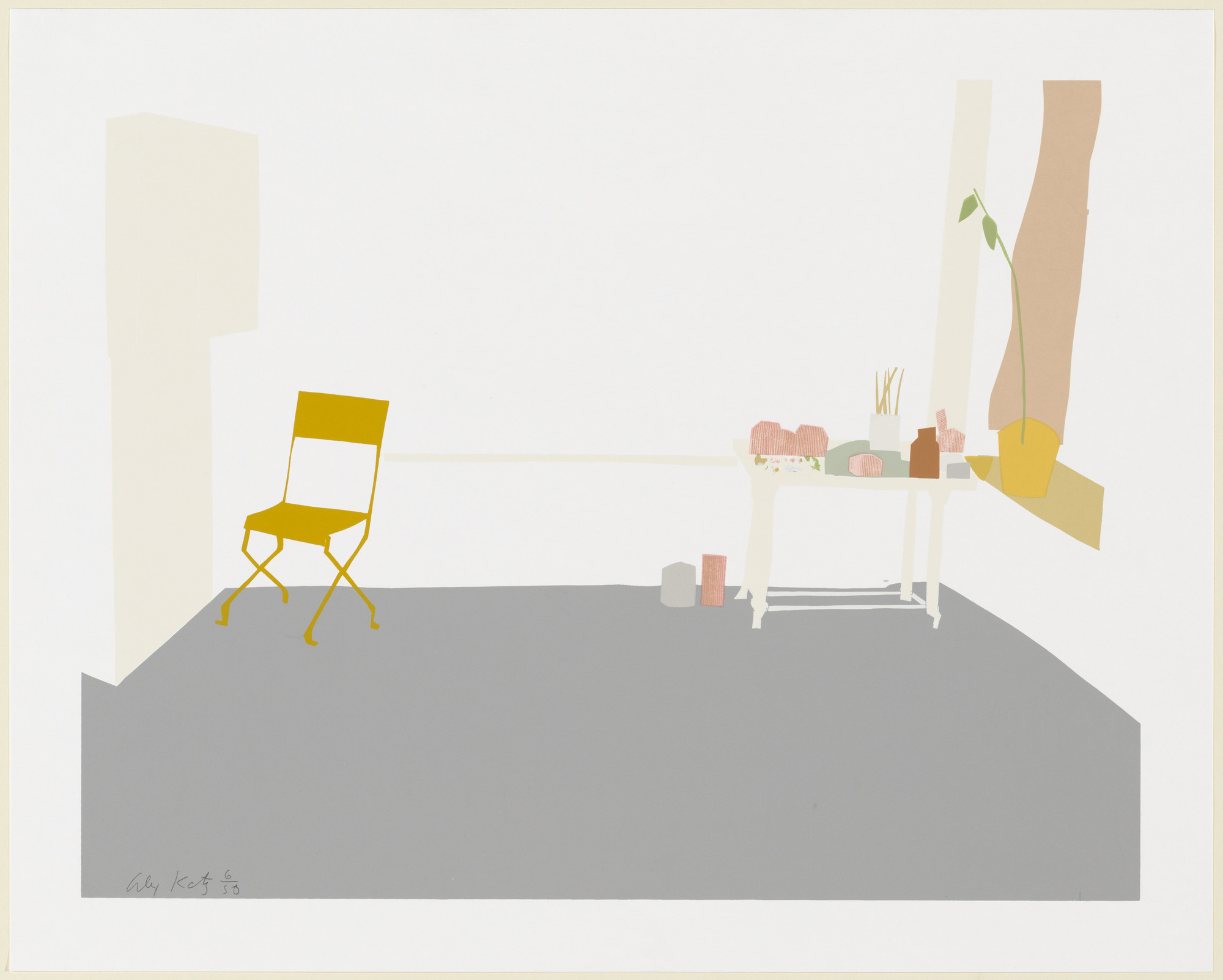 Alex Katz. Gray Interior