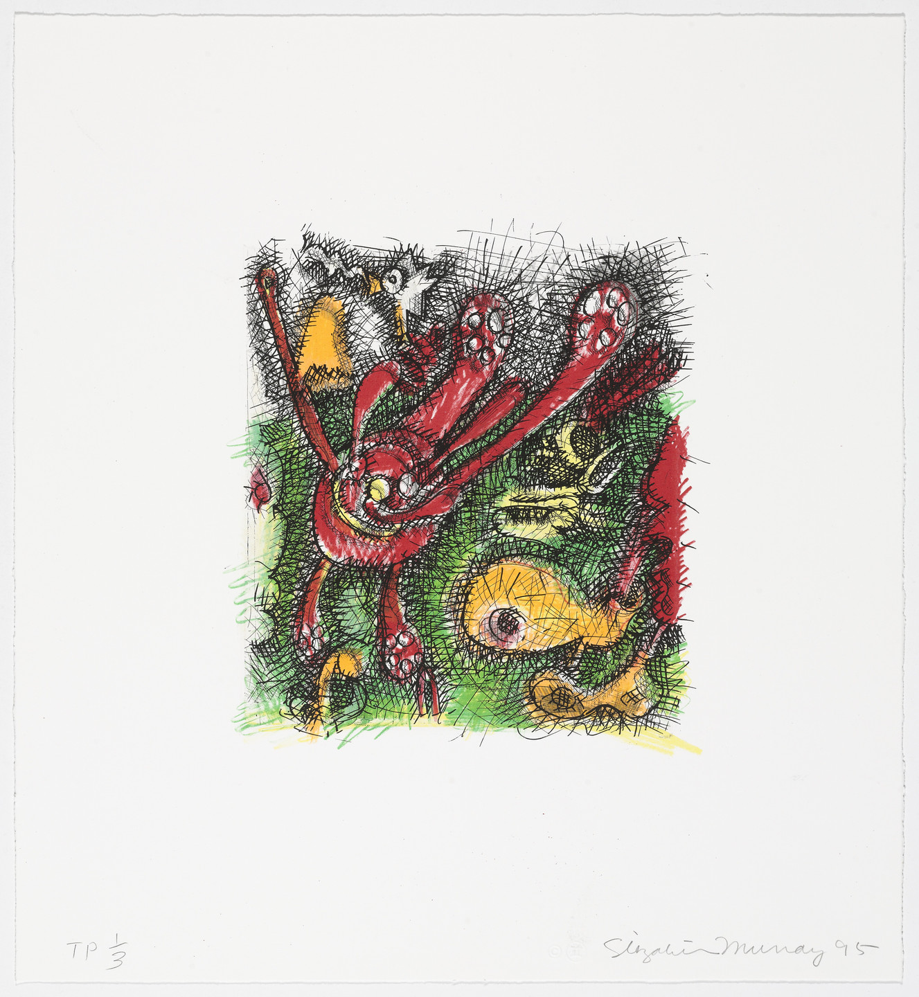 Elizabeth Murray. Red Violet. 1995