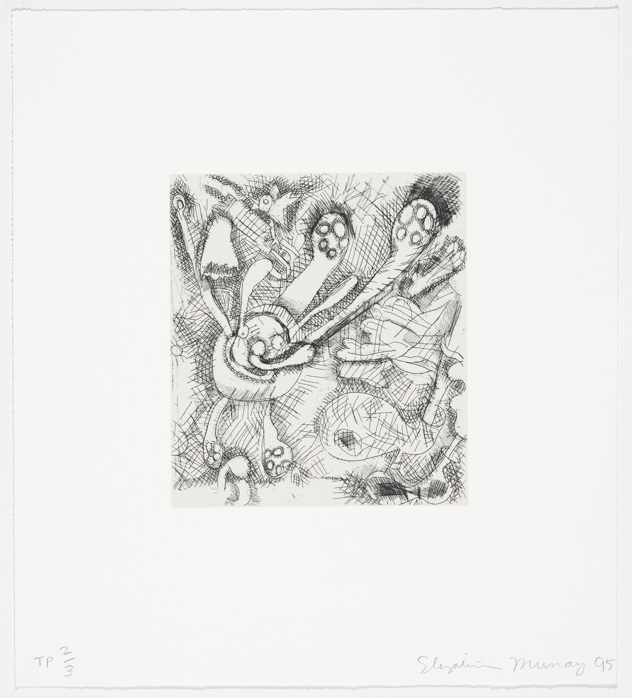 Elizabeth Murray. Red Violet. 1995