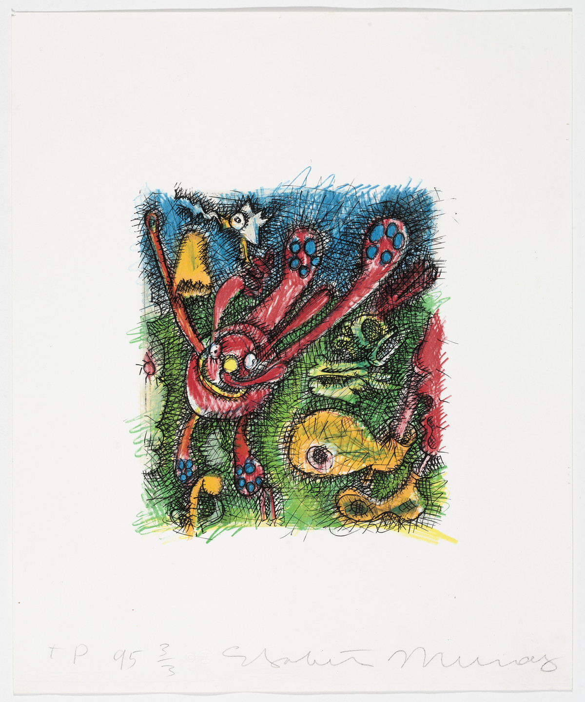 Elizabeth Murray. Red Violet. 1995