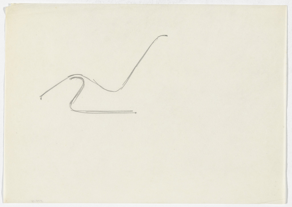 Reclining Chair without Arms (Elevation sketch)