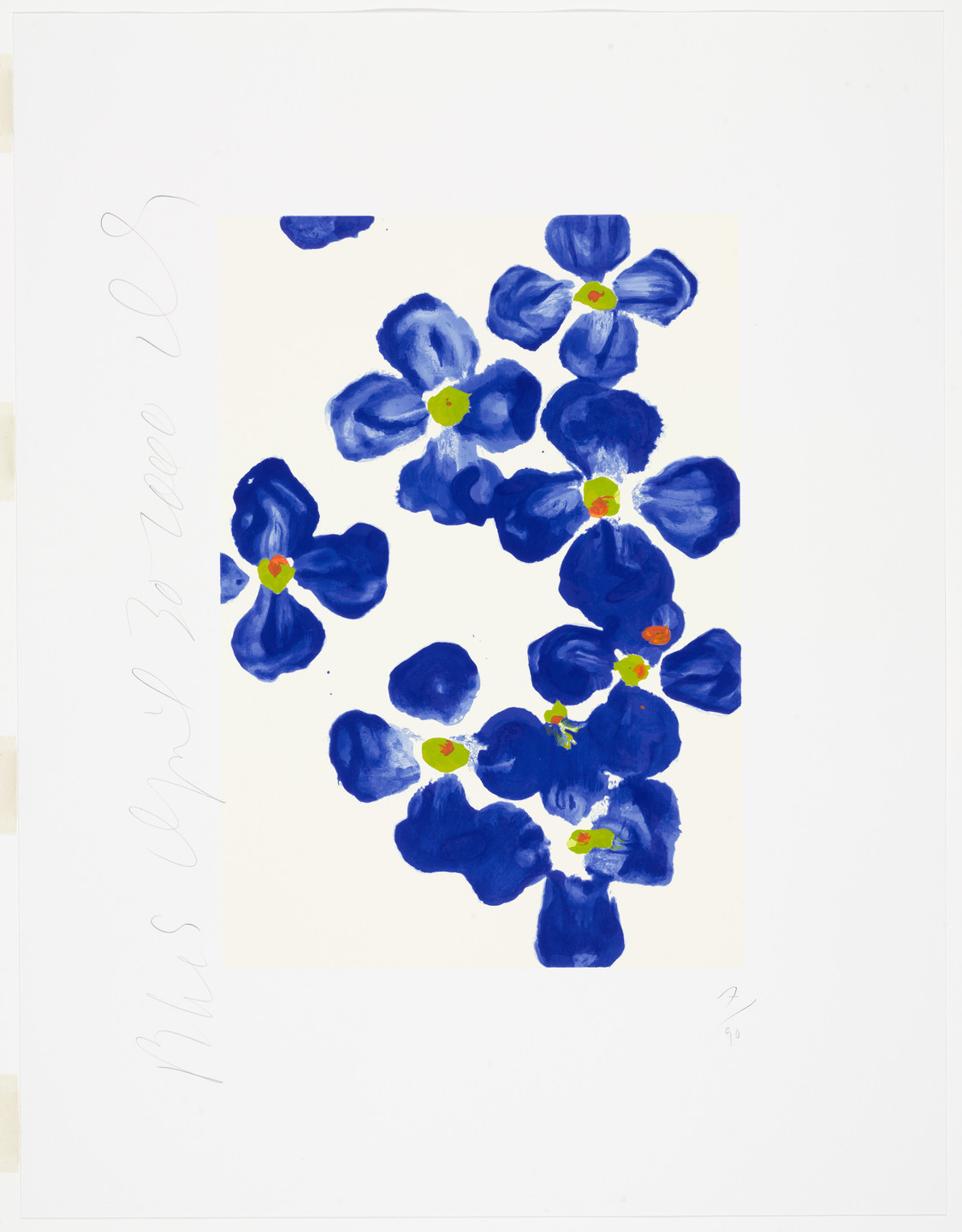 Donald Sultan. Blues April 30 2000. 2000