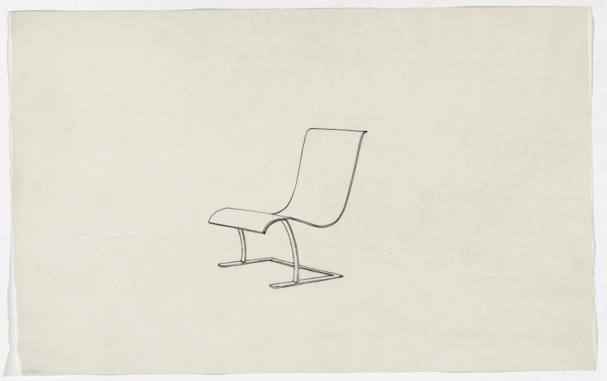 Ludwig Mies van der Rohe. Chair without Arms