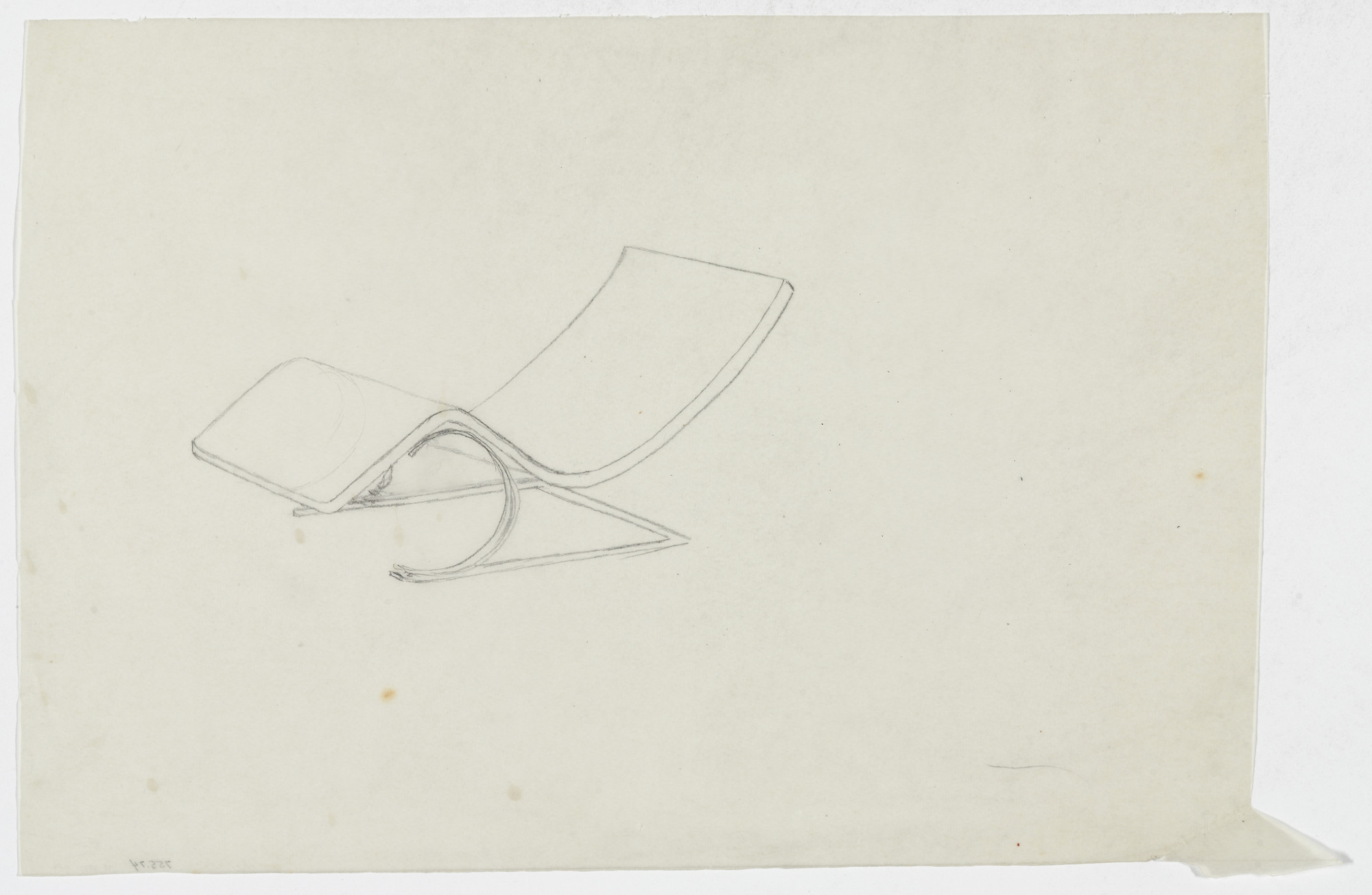 Ludwig Mies van der Rohe. Reclining Chair with Arms