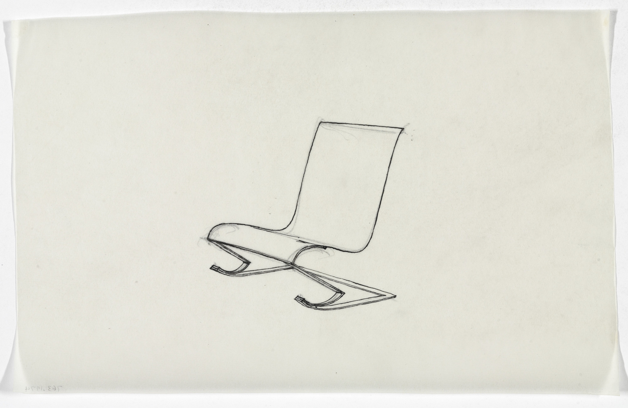 Ludwig Mies van der Rohe. Lounge Chair without Arms