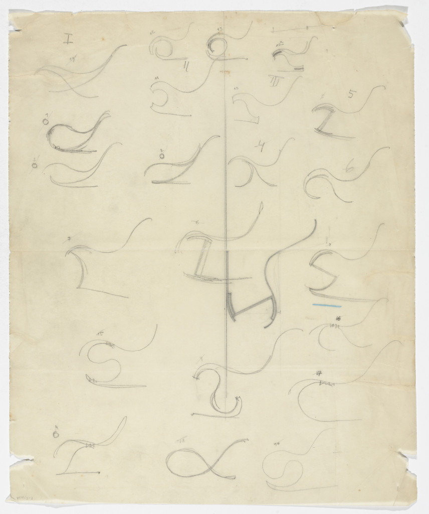 Lounge Chairs without Arms (Elevation sketches)