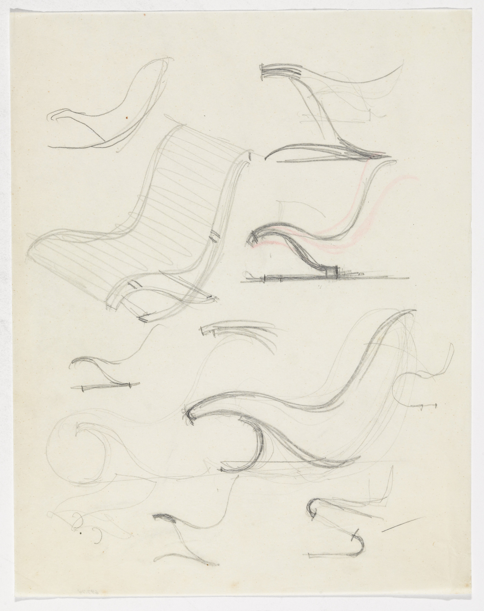 Ludwig Mies van der Rohe. Lounge Chair without Arms