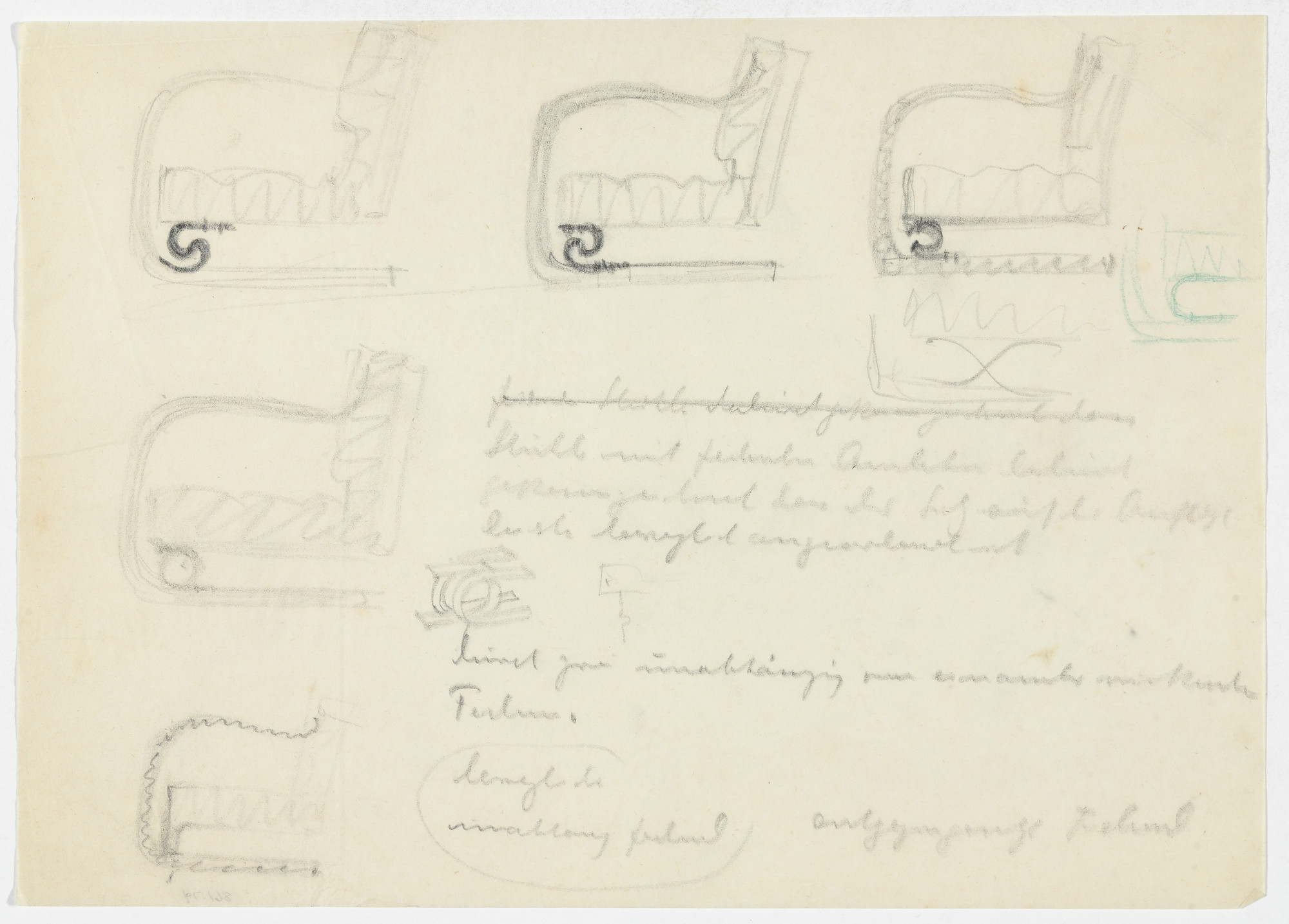 Ludwig Mies van der Rohe. Lounge Chair with Arms. Frame Detail.