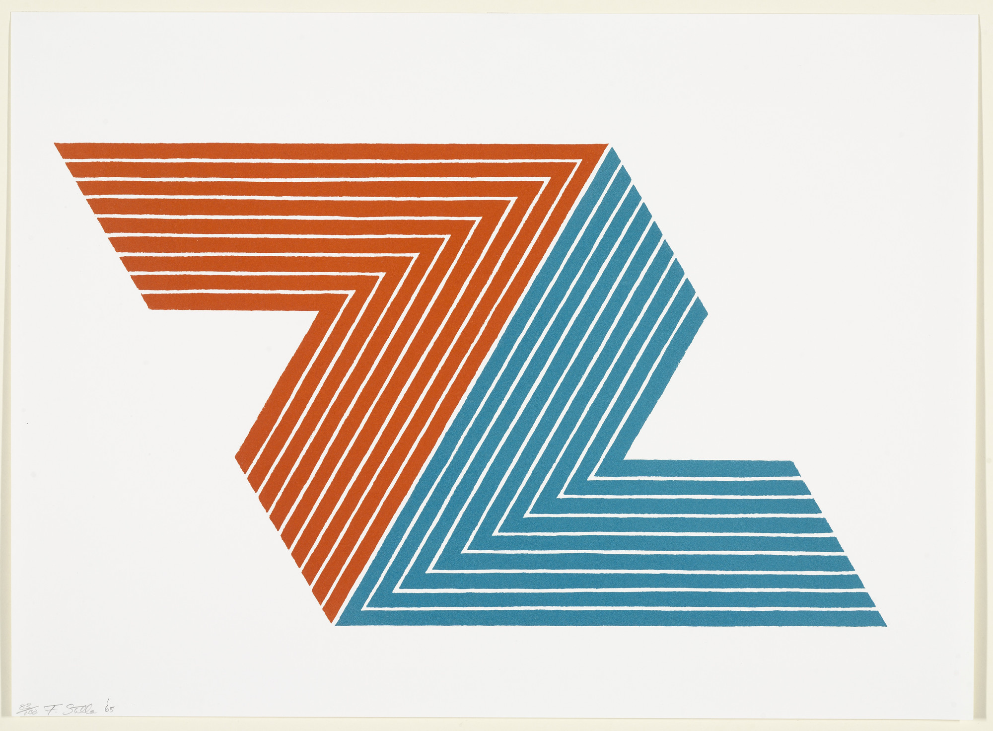 Frank Stella. Ifafa II from the V Series