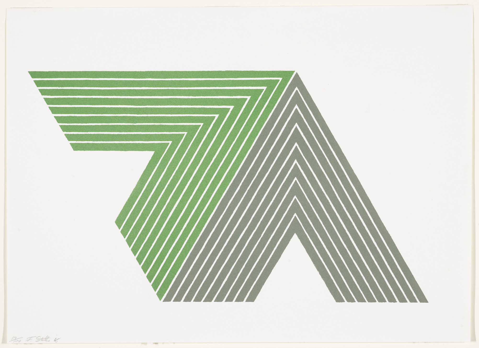 Frank Stella. Itata from the V Series