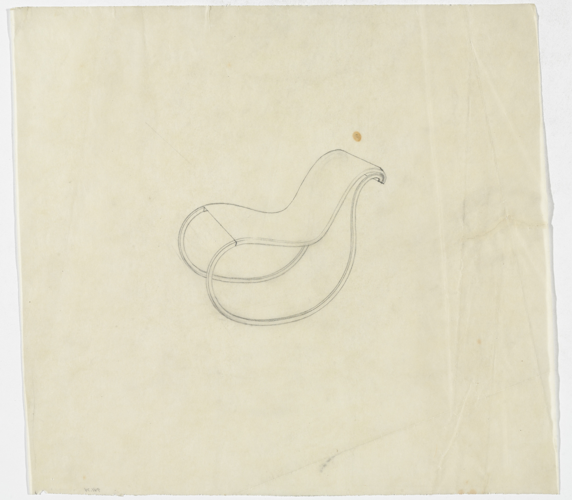 Ludwig Mies van der Rohe. Lounge Chair with Rocker, without Arms