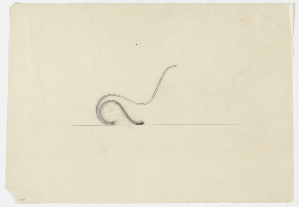 Lounge Chair without Arms (Elevation sketch)