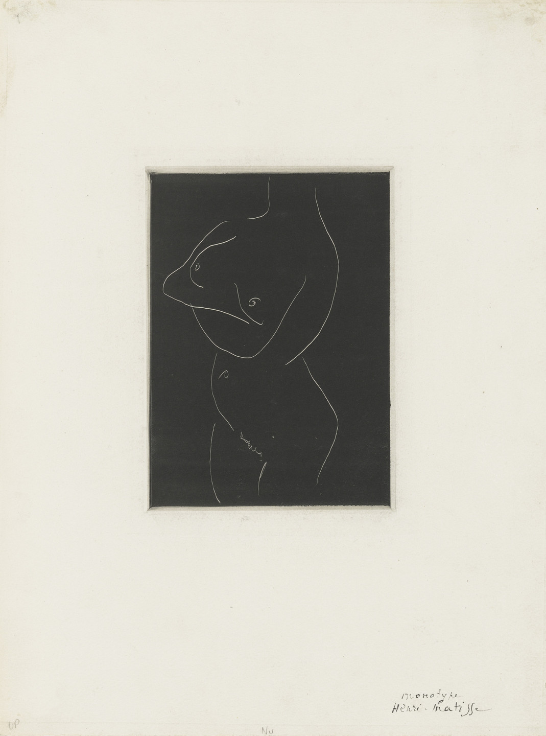 Henri Matisse. Standing Nude, Arms Folded (Nu debout, les bras croisés). 1915