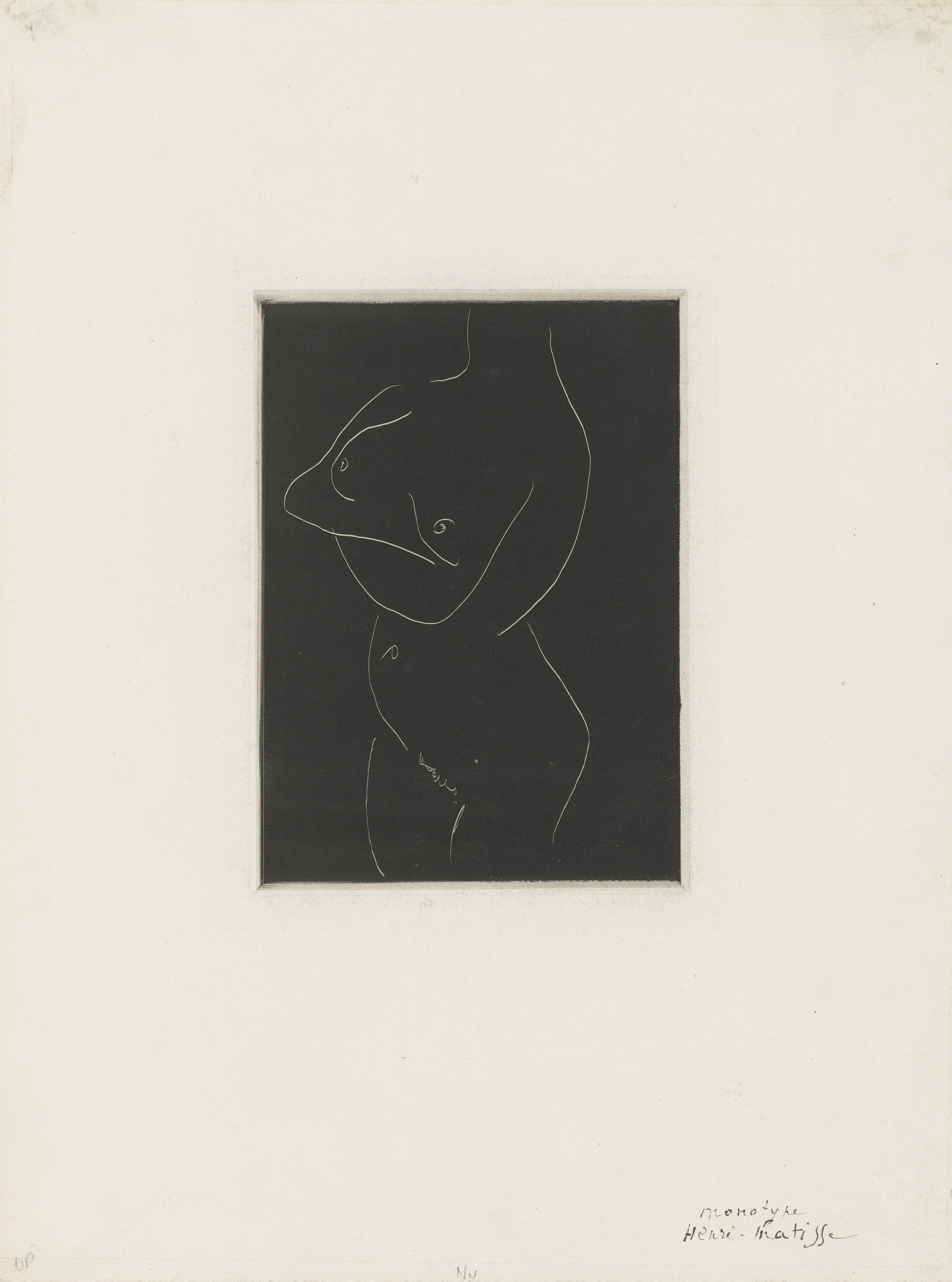 Henri Matisse. Standing Nude, Arms Folded (Nu debout, les bras