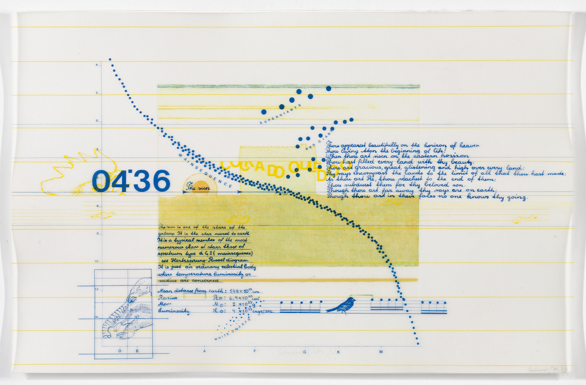 Eduard Flor. Plate (folio 4) from One Day