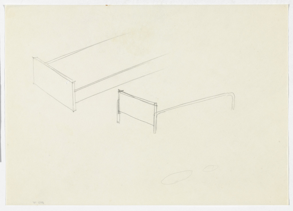 Bed Detail (Perspective sketches)