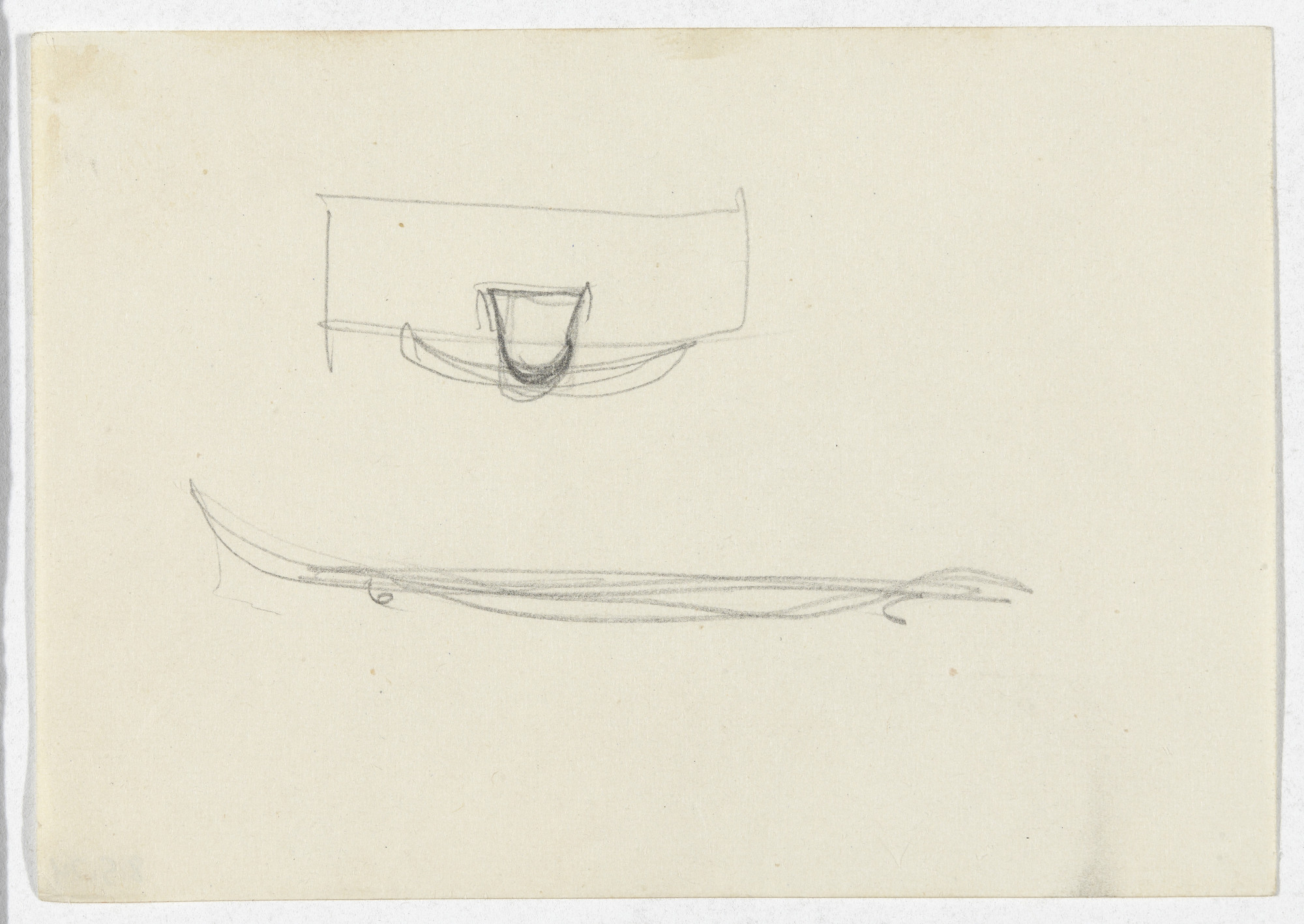 Ludwig Mies van der Rohe. Two Unidentified Detail Sketches