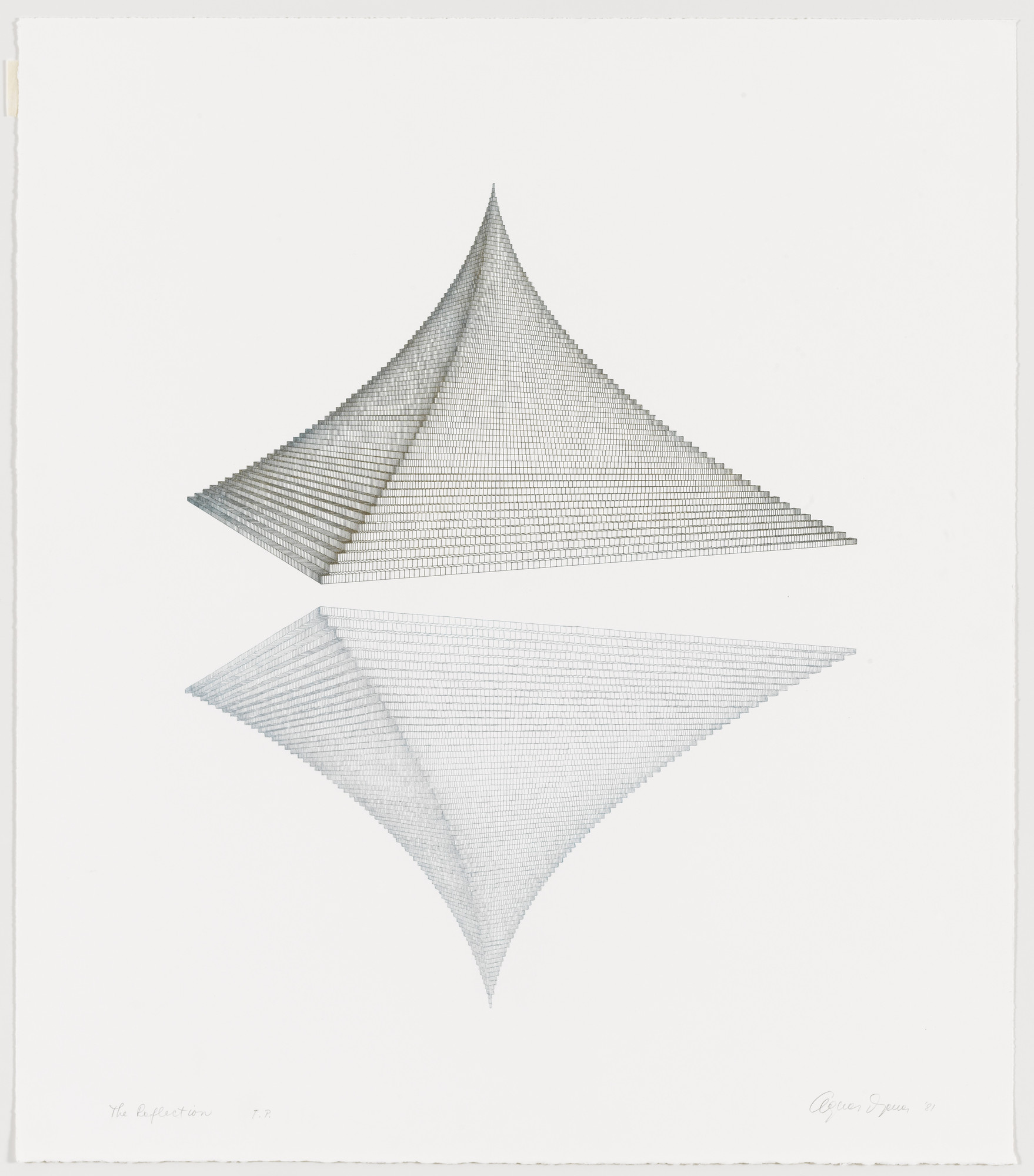 Agnes Denes. The Reflection