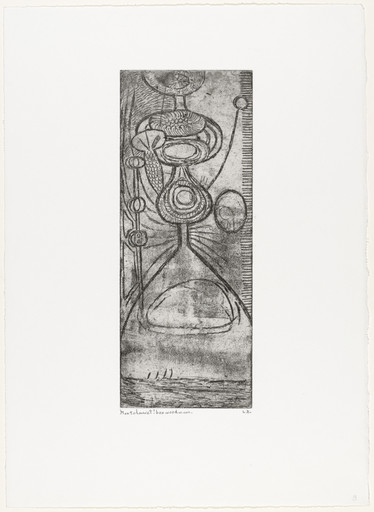 Louise Bourgeois. Insomnia , frontispiece from the illustrated