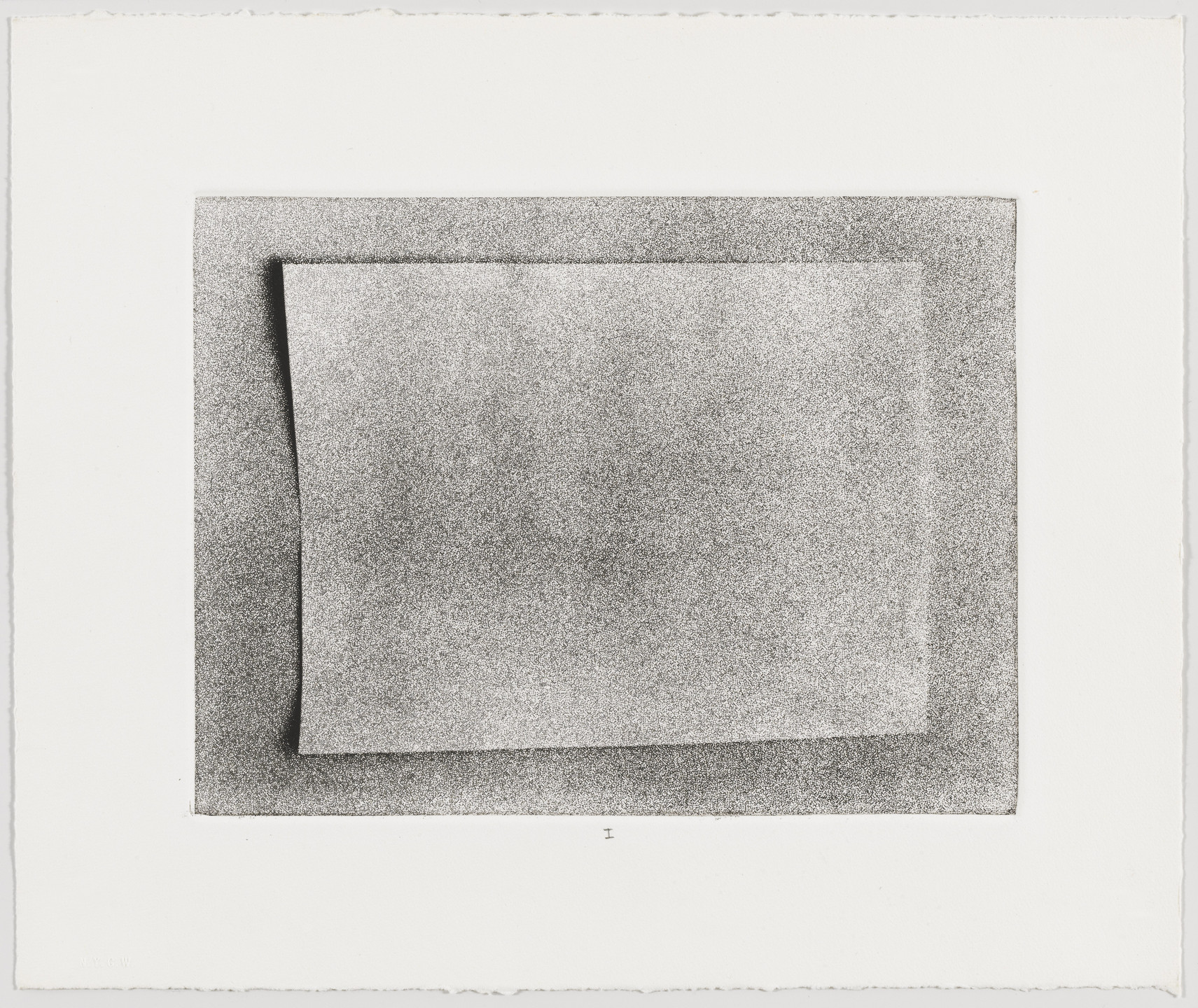 Liliana Porter. Plate I from Wrinkle. 1968