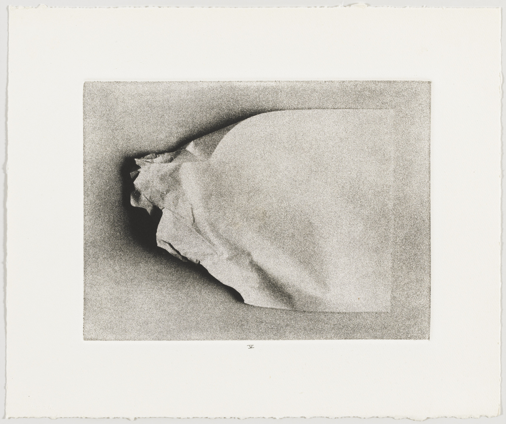 Liliana Porter. Plate V from Wrinkle. 1968