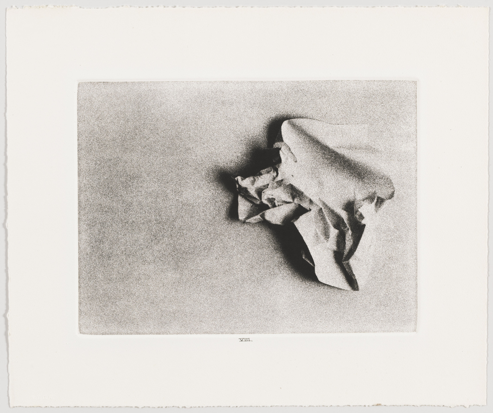 Liliana Porter. Plate VIII from Wrinkle. 1968