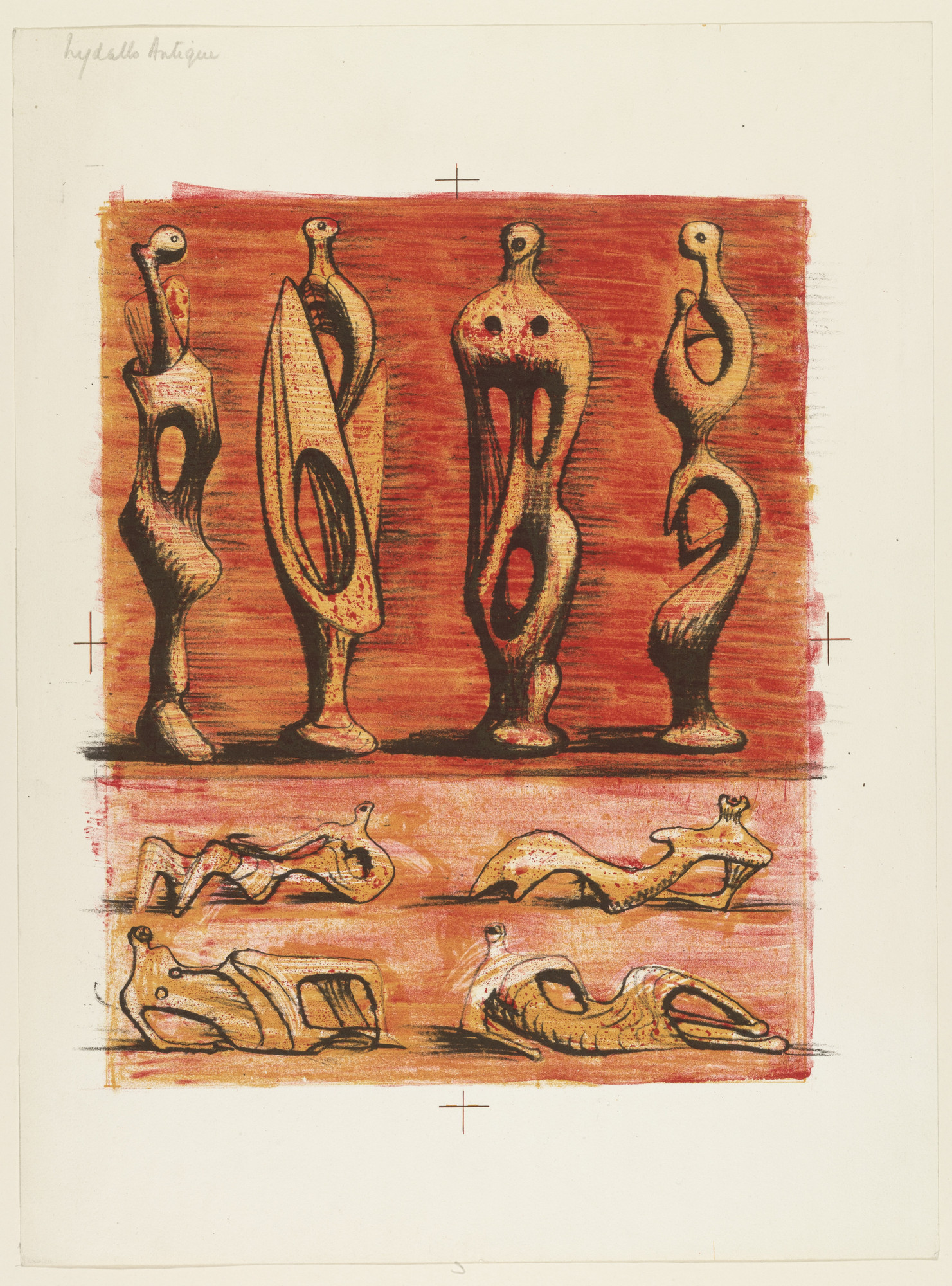 Henry Moore. Standing and Reclining Figures