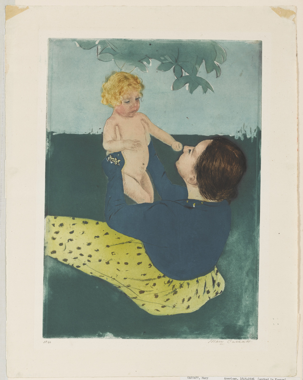 Mary Cassatt. Under the Horse-Chestnut Tree. 1896–97