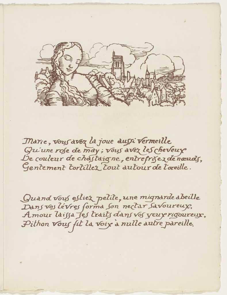 Headpiece (folio 80) from Les Amours (The Loves)
