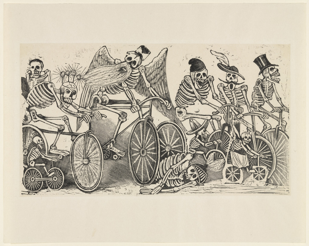 Calavera of the Cyclists (Calavera las biciletas)
