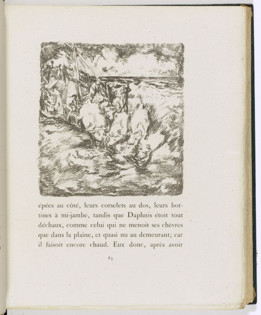 In-text plate (page 63) from Daphnis et Chloé