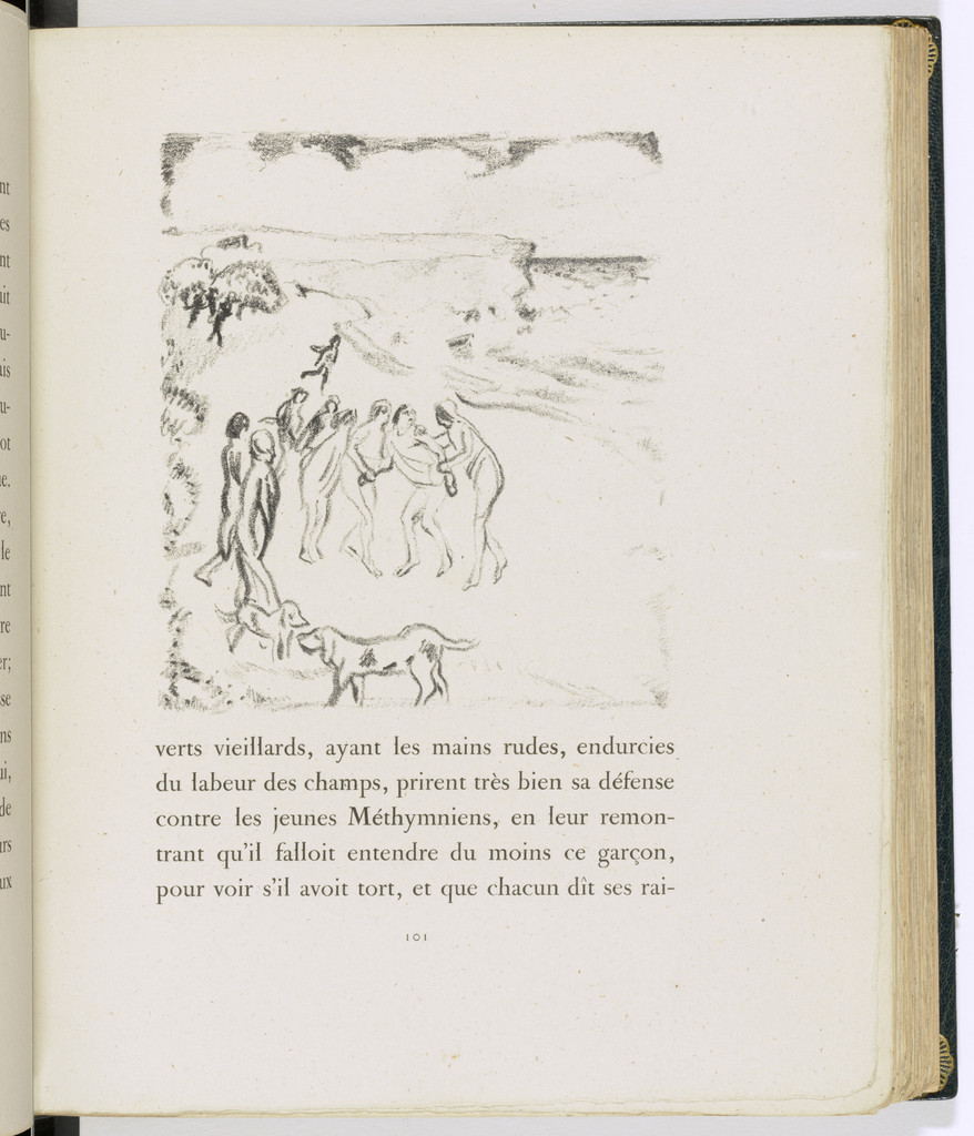 In-text plate (page 101) from Daphnis et Chloé