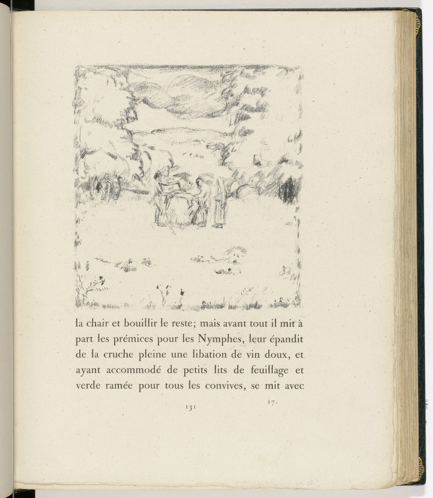 In-text plate (page 131) from Daphnis et Chloé