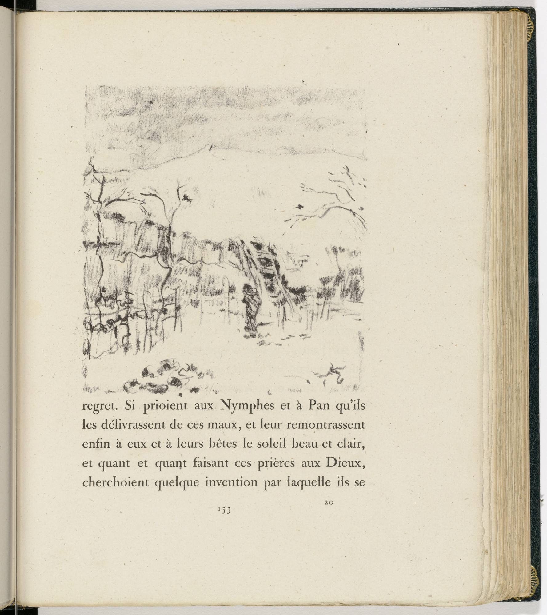 Pierre Bonnard. In-text plate (page 153) from Daphnis et Chloé