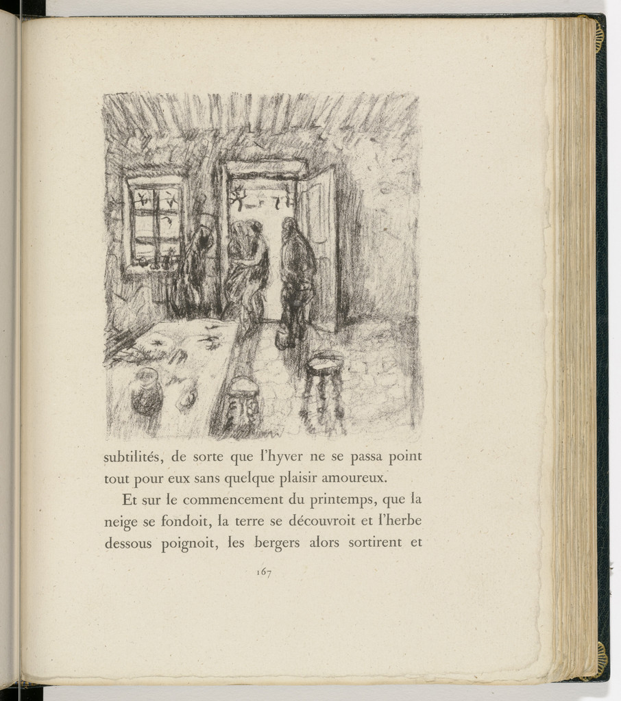 In-text plate (page 167) from Daphnis et Chloé
