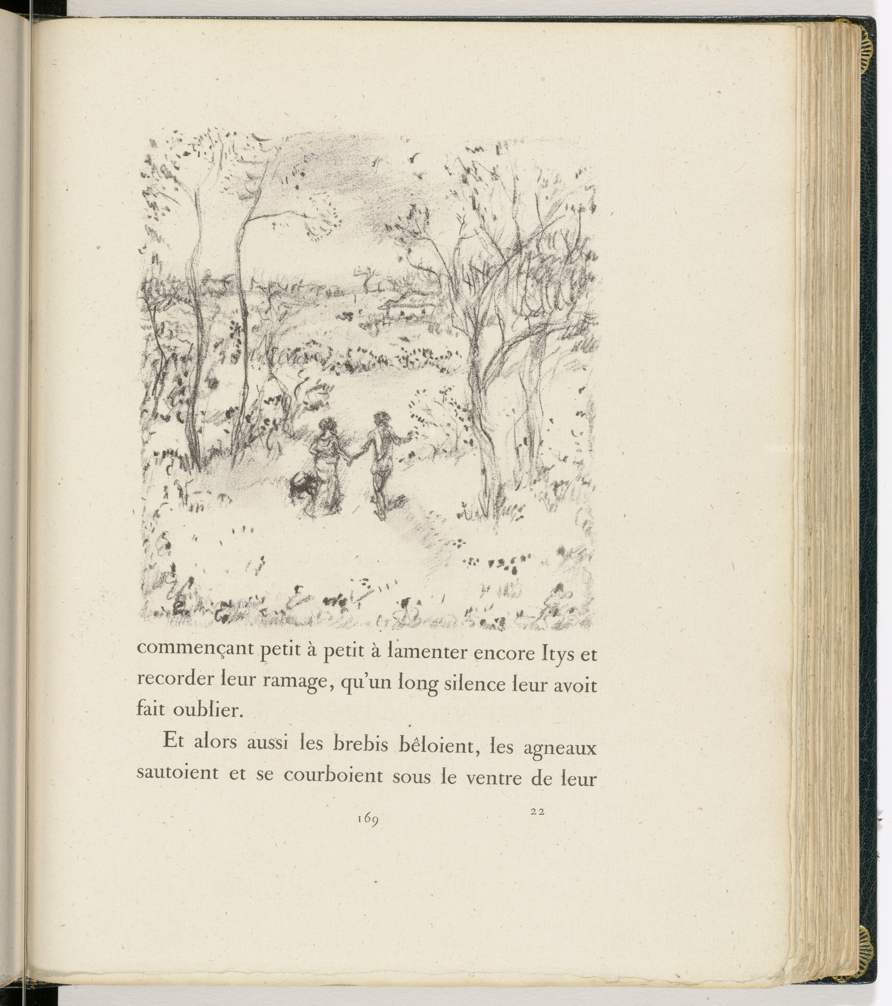 Pierre Bonnard. In-text plate (page 169) from Daphnis et Chloé