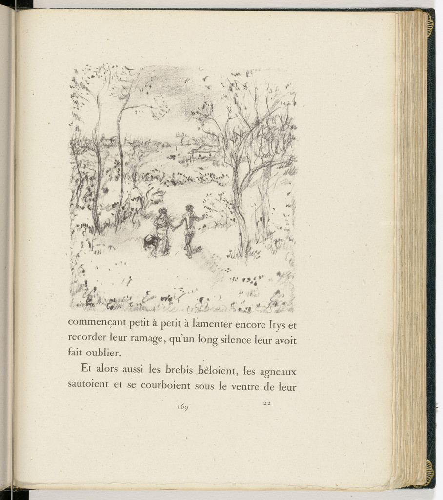 In-text plate (page 169) from Daphnis et Chloé