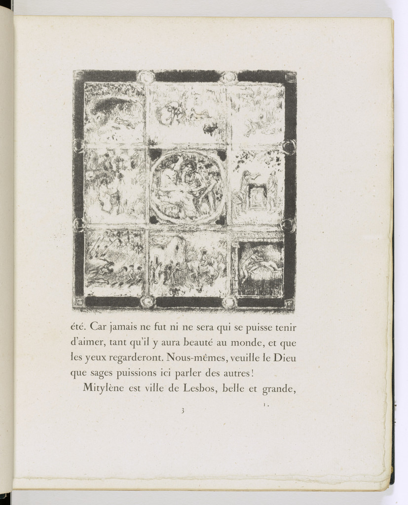 In-text plate (page 3) from Daphnis et Chloé