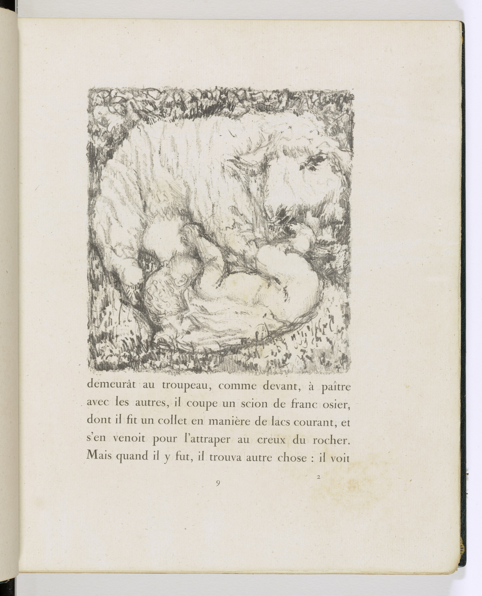 Pierre Bonnard. In-text plate (page 9) from Daphnis et Chloé